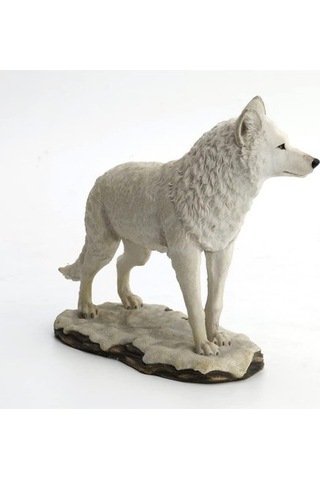 Veronese Design Beyaz Kurt Ayakta Dururken