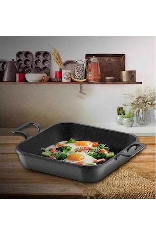 Eda Kare Döküm Sahan 24 CM Zk-975