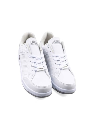 Wickers 1777 Erkek Sneaker Spor Ayakkabı Beyaz Gümüş