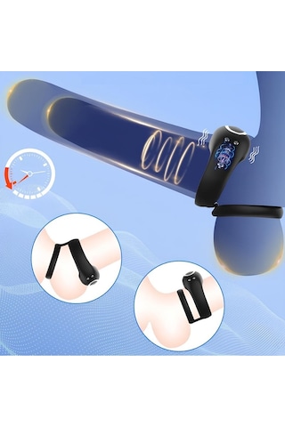 Erofoni Usb Şarjlı 10 Adet Güçlü Teknolojik Titreşimli Süper Medikal Silikon Penis Halkası