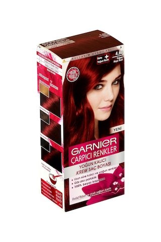 GARNİER ÇARPICI RENKLER SAÇ BOYASI 4.60 YOĞUN KOYU KIZIL