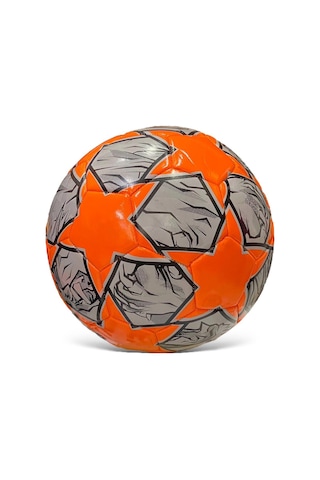 Jook 4 Astarlı Suni Deri Sert Zemin Halı Saha Futbol Topu No:5 Bsf-193 - Turuncu Gri Turuncu - Gri