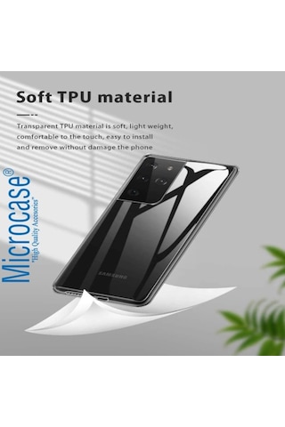 Microcase Samsung Uyumlu Galaxy S21 Ultra Ince 0.2 Mm Soft Silikon Kilif Seffaf 476260179