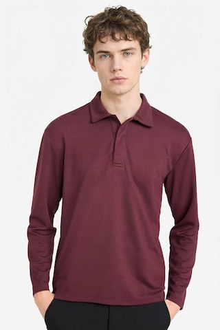 Defacto Regular Fıt Polo Yaka Sweatshirt G8111ax25wnbr464 Bordo-br464