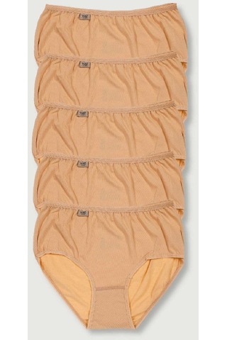 Bonbonetti Kadın Ten 5'Li Paket Likralı Bato Elf568T0924Ccm5 Ten Kadın Külot Ten Rengi