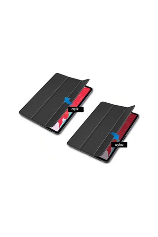 Apple Uyumlu iPad Air 10.9 2022 5.nesil Zore Smart Cover Standlı 1-1 Kılıf Kapaklı Kılıf