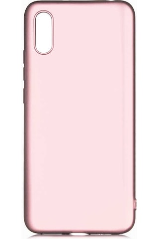 Xiaomi Redmi 9a Kılıf Zore Premier Silikon Kapak Rose Gold