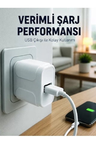 Hepsi 12w Usb Şarj Adaptörü Ev Ve Ofis Kullanımına Uygun Najmaddin Diğer