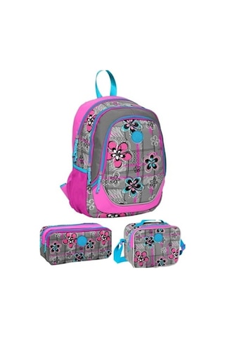 Yaygan Kids Okul Çantası Beslenme Çantası ve Kalemlik Seti