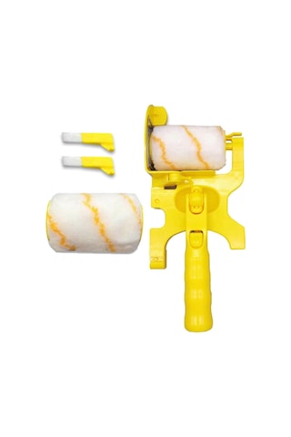 Temiz Kesim Boya Kenar Fırçası, Çok İşlevli Çıkarılabilir Temizleme Fırçası Duvar Tavan İçin Güvenli Aletler 1 Set Uzun Saplı