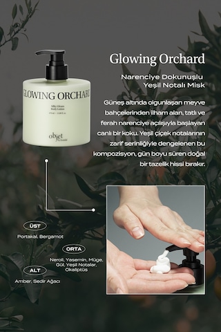 Yaşlanma Karşıtı Saten Bitişli Vücut Losyonu Kundal Silky Gleam Body Lotion Glowing Orchard