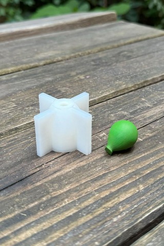 Rufus Concept Balon Elips Küçük Boy Silikon Mum Kalıbı