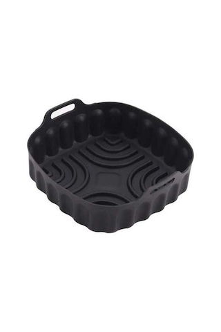 Besthome1 21x21x6.5 Cm Siyah Fırın Kalıbı: Kek, Ekmek, Pasta, Tavuk İçin, Yüksek Kalite, Isı Dayanıklı, Kolay Temizlenir Siyah