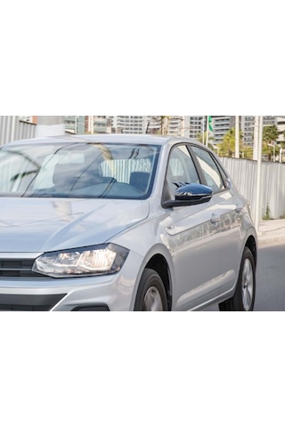 Volkswagen Polo Mk6 Batman Yarasa Ayna Kapağı Piano Black / 2018-2021