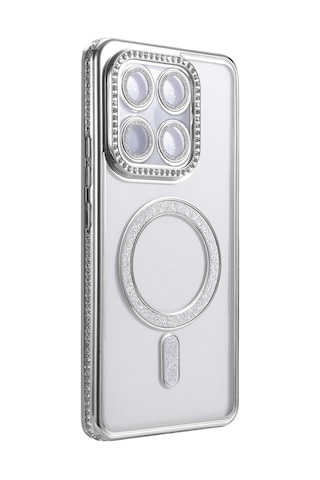 Newface Xiaomi Mi 17t Joke Simli Magneticsafe Kılıf - Gümüş Diğer
