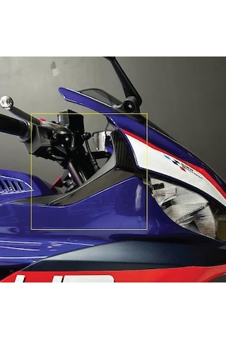 Yamaha Yzf-r25 2019-2023 Far Yanı Karbon Sticker Etiket Modeli