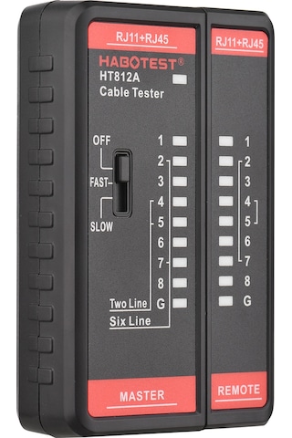 Habotest Habotest Ht812a Ağ Kablosu Test Cihazı Kablo Takip E21513