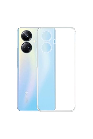 Kvy Realme 10 Pro Plus Kamera Korumalı Süper Silikon Kılıf