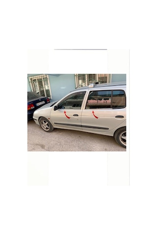 Renault Megane 1 SW Krom Cam Çıtası 1996-2003 Paslanmaz Çelik 4 P