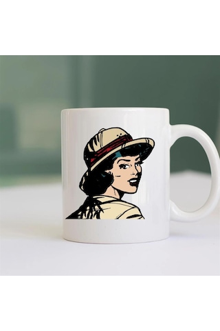 Kadın Herzaman Haklı Tasarımlı Kupa Bardak 7492