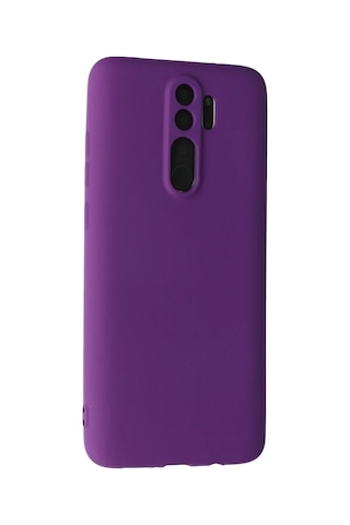 Xiaomi Redmi Note 8 Pro Kılıf First Silikon - Mor -