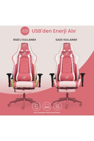 Npo Gc3001Pw Masaj Yastıklı, Rgb Led Işıklı, 4D Kolçaklı, Ayak De