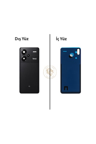 Xiaomi Redmi Note 13 Pro Plus 5g - Lensli Gece Siyahı Arka Pil Kapağı Batarya Kapağı Back Cover Çok Renkli