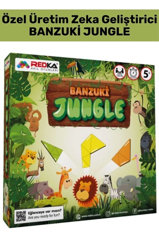Premium Dikkat Hafıza Mantıksal Düşünme Problem Çözme Becerisi Geliştirici Eğlenceli Banzuki Jungle