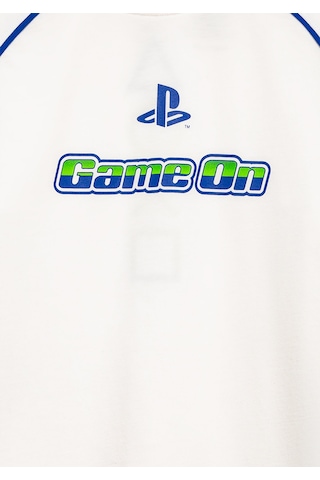 Mavi - Playstation Baskılı Ekru Tişört 6610453-70057