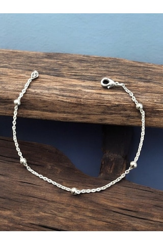 Feron Accessories Gümüş Renk Boncuklu Bileklik Gold