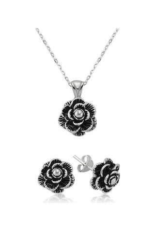 Gümüş Çiçek Kadın Set (261598999)
