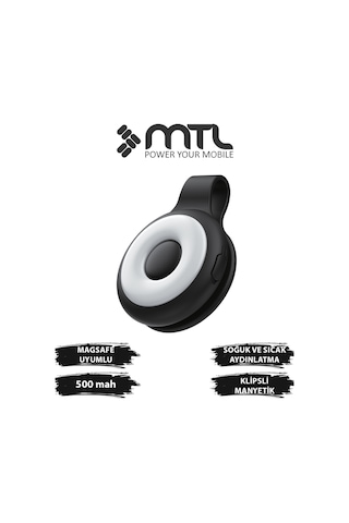 Manyetik Klipsli Taşınabilir Mini Led Selfie Işık, Şarj Edilebilir, 5 Mod, Evcil Hayvan Tasması İçin, Çok Amaçlı Mt6802