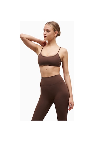 Because Of Alice Because Of Alicebase Sculpting Cami Bra Şekillendirici Spor Sütyeni Kahverengi