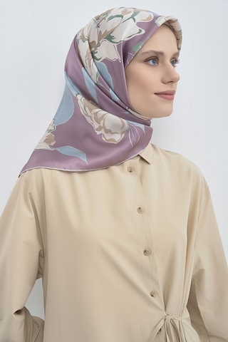 Armine Saf İpek Sura Eşarp-2026 İlkbahar-yaz- 950900d Gül Kurusu