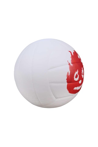 Sporsize Voleybol Topu Resmi Boyut Plaj & Açık Hava Kullanıma Uygun 260-280 Gram Beyaz Açık Gri
