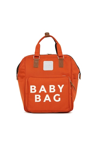 Bagmori Baby Bag Baskılı Cepli Anne Bebek Bakım Sırt Çantası