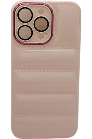 Pointtech Apple Uyumlu iPhone 11 Pro Puffer Silikon Kılıf Kamera Koruma Lens Korumalı Parlak Telefon Kılıfı