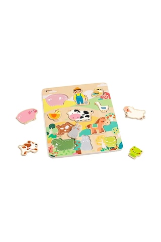Classic World Ahşap Yapboz - Farm 40070