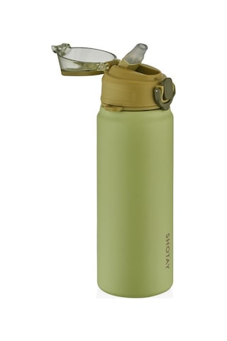 Shotay Çelik Termos Matara 750ml Yeşil Yeşil