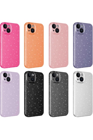 Apple Uyumlu iPhone 14 Plus Kilif Kamera Korumali Simli Lüks Zore Koton 563310506