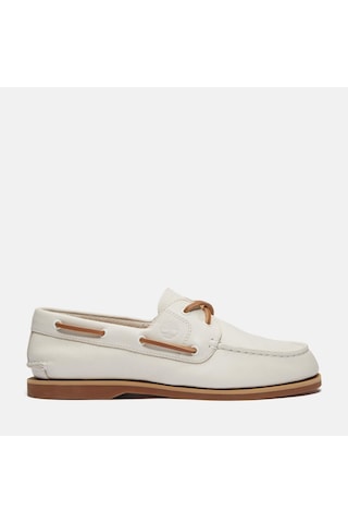 Timberland Classic Boat Boat Shoe Kadın Krem Tekne Ayakkabısı Tb0a2q9xetd1