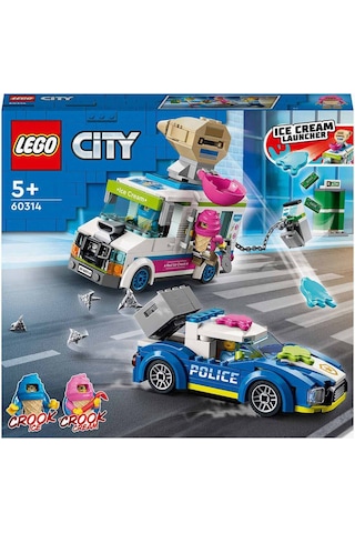 LEGO® City 60314 Dondurma Kamyonu Polis Takibi 317 Parça