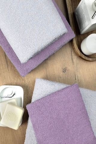 4 Lü Banyo Havlusu Takımı Soft Büyük Havlulu Pamuklu Havlu Seti 90x150 Cm Beyaz 001