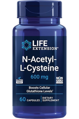 Life Extension N-acetyl-l-cysteine Liver Health N.a.c 600 Mg 60 Caps