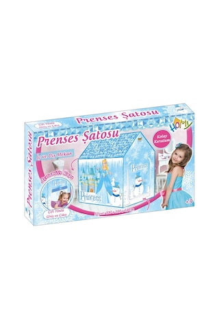 Homy Buzlar Ülkesi Mavi Prenses Şatosu Kız Çocuk Oyun Çadırı