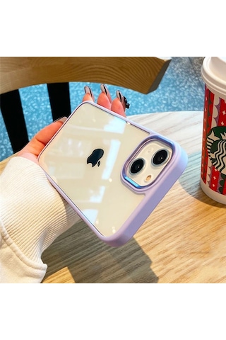 Hepsi Ally iPhone Uyumlu 13 Pro 6.1inç Kılıf Parlak Renkli Çerçeveli Ultra Lüx Tpu Silikon Kılıf- 5775 Najmaddin Siyah
