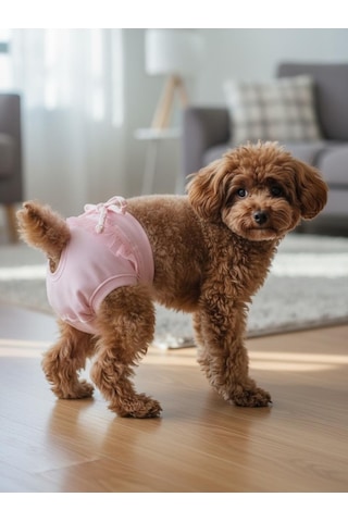 Pink Rosie Kemique's Secret Köpek İç Çamaşırı Regl Külot Don