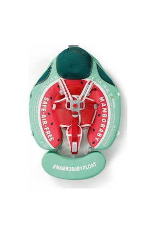 Mambobaby Yüzme Simidi - Watermelon, Emniyetli, Gölgelikli Ve Ayak Destekli