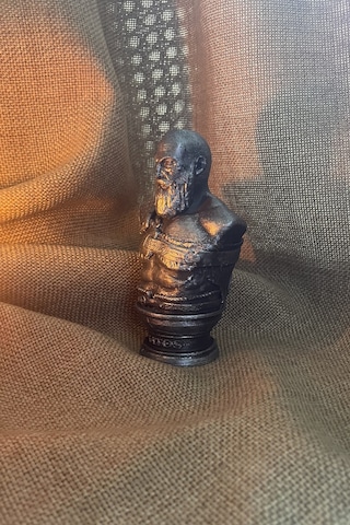 Kazanova Design Kratos Büst Figür 10 Cm Masaüstü Dekoratif Hediyelik