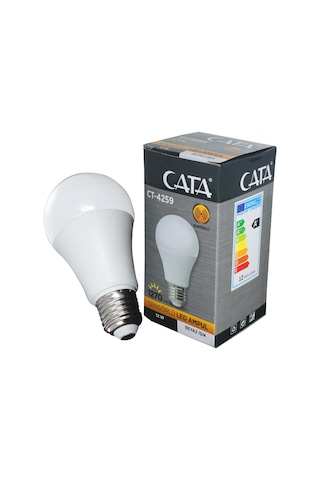 Cata Ct-4259 Sensörlü Led Ampül 12W Beyaz Işık